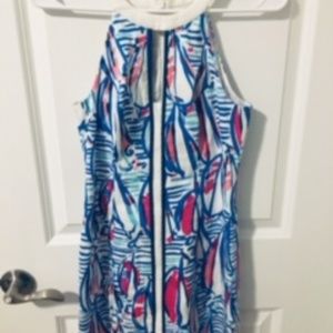 ORIGINAL Red Right Return Pearl Shift Dress